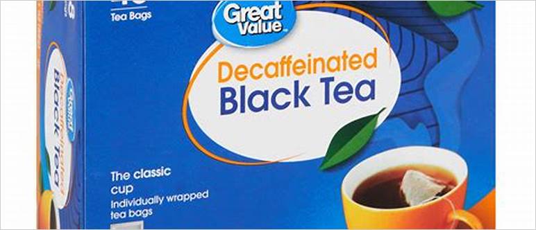 Decaffeinated black tea pregnancy